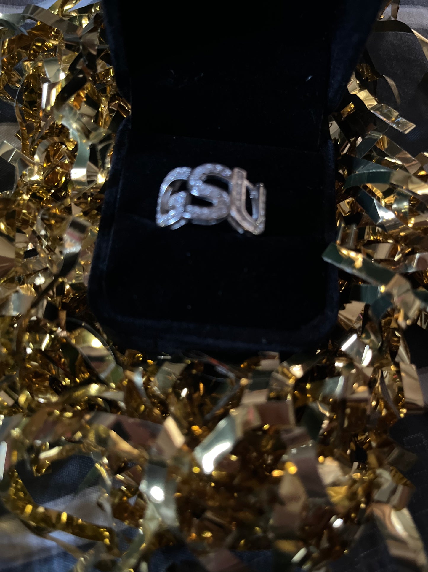 GSU Stirling Silver Ring