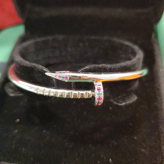 AKA Inspired Nail Bracelet
