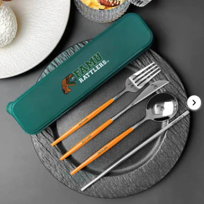 FAMU Flatware (Orange Handle)