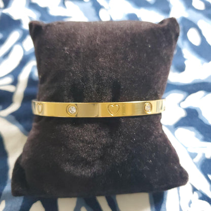 Heart Bangle - A Touch of Love and Elegance