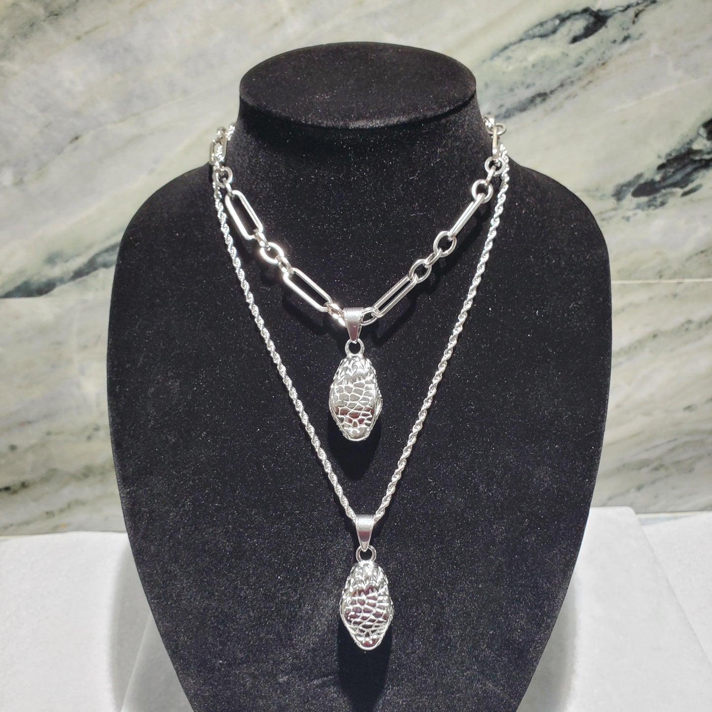 FAMU Medium Snake Head Necklace