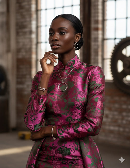 AKA Nailhead Necklace & Earrings