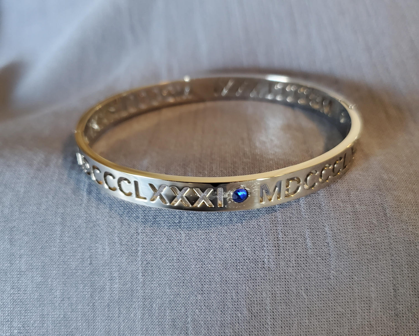 Spelman ROMAN numeral bangle
