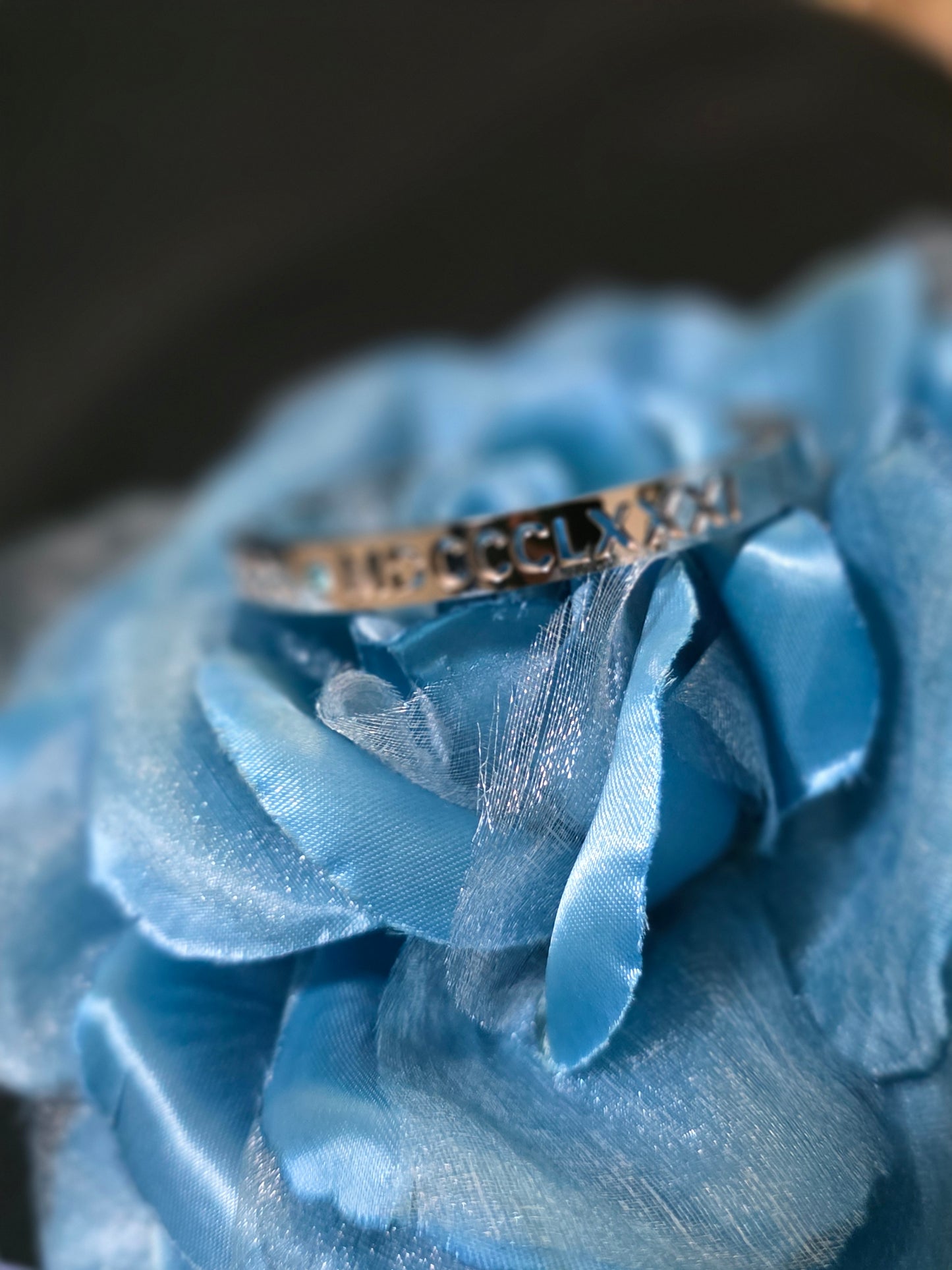 Spelman ROMAN numeral bangle